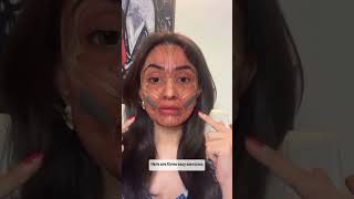 Easy Exercise To Get A Natural Face Lift Faceyoga Skincare antiaging [upl. by Barton708]