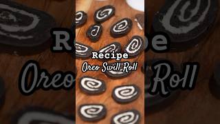 Only 2 Ingredients for This Perfect Oreo Swiss Roll chefananya recipe easyrecipes [upl. by Enniotna187]