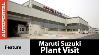 Maruti Suzuki Plant Visit Feature Video  Autoportal [upl. by Zehcnas720]