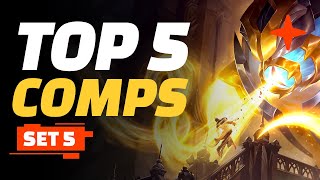 Top 5 TFT Comps  Teamfight Tactics Set 5 Guide [upl. by Melgar]