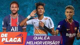 Qual foi o MELHOR NEYMAR SANTOS BARÇA OU PSG [upl. by Charline296]