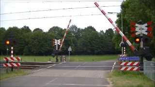 Spoorwegovergang Maastricht  Dutch railroad crossing [upl. by Ecnerrot]