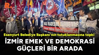 İzmir Emek ve Demokrasi Platformu Esenyurt Belediye Başkanının tutuklanmasını protesto etti [upl. by Id]