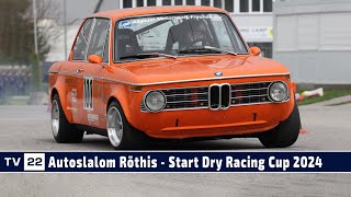 MOTOR TV22 Die BMW 2002 beim Vorarlberger Dry Racing Cup im Drivingcamp Röthis 2024 [upl. by Fendig88]