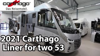 Carthago Liner for two 53 2021 Motorhome 783 m [upl. by Akeryt]