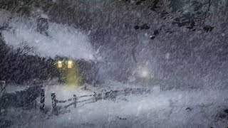 Loud Blizzard Winter Storm amp Wind Sounds for Deep Sleep Relaxing┇Winter Ambience┇Snow Storm [upl. by Macdonell329]