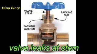 Fix Valve Leaks at Stem Shaft [upl. by Higbee]