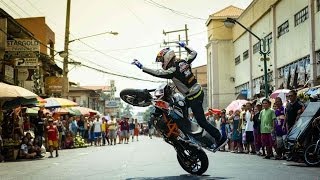 Sportbike stunt riding through The Philippines [upl. by Ahcsim678]