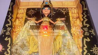 Monster High Howliday “Cleo De Nile” Doll review [upl. by Enimrej]