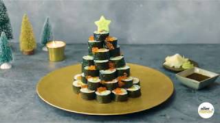 Kerstboom van sushi  Allerhande [upl. by Treblig]