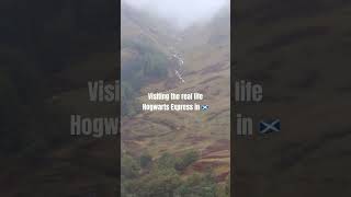 Real life Hogwarts Express in Scotland 📍Glenfinnan Viaduct [upl. by Karmen]