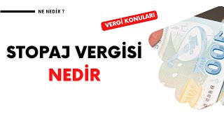 En basit tanımı ile KİRA STOPAJ VERGİSİ nedir nasıl ödenir Vergi Konuları [upl. by Lairea]