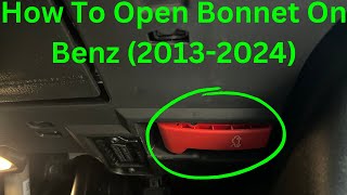 How To Open Bonnet On A Mercedes Benz  Benz A Class 20122024 [upl. by Marga882]