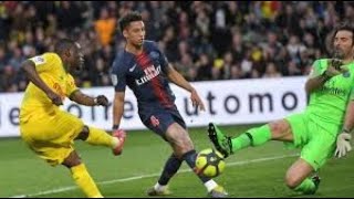 NANTES PSG 3 2 J28 DE LIGUE 1 [upl. by Chally319]