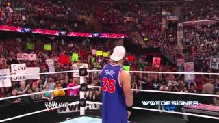 2012 WWE John Cena Returns As Doctor Of Thuganomics WWE RAW 03 12 12 HD [upl. by Eceeryt]