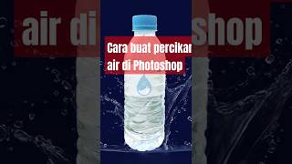 CARA BUAT PERCIKAN AIR Photoshop tutorialmudah photoshop shorttutorial [upl. by Larue]