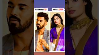 Top 5 Beautiful Wives Of Indian Cricketers  shorts youtubeshorts viralvideo [upl. by Atinauq]