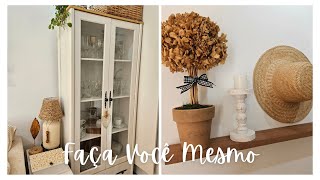 IDEIAS SIMPLES DE DECORAÇÃO PARA DEIXAR SUA CASA LINDA GASTANDO POUCO [upl. by Madelaine]