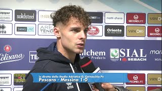 Pescara  Messina 10 Vergani quotPrima la Turris poi penseremo al Catanzaroquot [upl. by Hamilton]