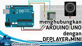 Membuat MP3 Player Menggunakan DFPlayer Mini [upl. by Pravit38]