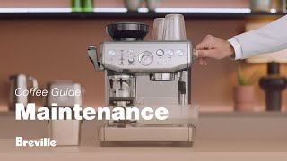 The Barista Express™ Impress  Cleaning your machine How to perform a Descale cycle  Breville NZ [upl. by Petr]