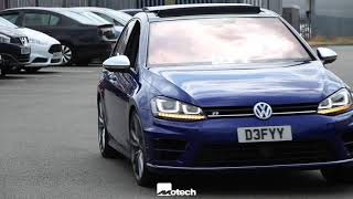 VW Mk7 Golf R Pipercross intake and Forge Motorsport parts  Motech Performance [upl. by Akirret375]