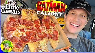 Little Caesars® 🍕 THE BATMAN CALZONY™ Review 🍕🦇🦸‍♂️ Ultimate Movie TieIn 🎞️🤔 Peep THIS Out 🕵️‍♂️ [upl. by Garfinkel]