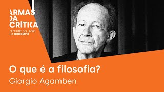 O QUE É A FILOSOFIA Giorgio Agamben e a linguagem  Patricia Peterle [upl. by Fin562]