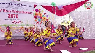 Gauchha Geet Nepali गाउछ गीत नेपाली AIASchool  Cover Dance [upl. by Clary]