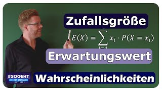 Stochastik leicht verständlich Zufallsgröße und Erwartungswert erklärt [upl. by Nekciv]