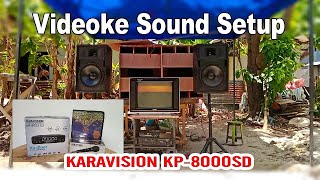 Testing Budget KARAOKE quotKaravision KaDuet KP8000 SD Karaoke Playerquot Videoke Sound Setup  Karaoke [upl. by Akirat795]