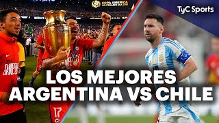 ARGENTINA vs CHILE 🔥 ÚLTIMOS PARTIDOS MESSI ENOJADO GRANDES GOLES Y MÁS ⚽ CLÁSICO TRASANDINO [upl. by Aisila]