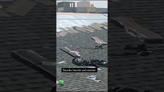 MS FabricationRoof Fibre cement boardShingles work [upl. by Adila792]