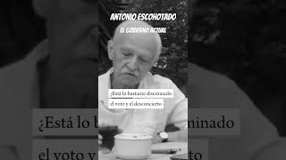 Antonio Escohotado el gobierno actual antonioescohotado gobierno ministros [upl. by Rieth803]