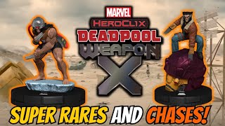 Heroclix Set Review Deadpool Weapon X Part 2 Super Rares and Chases [upl. by Radborne]