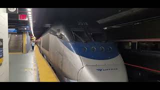 Amtrak Acela Business Class from New York Moynihan Train Hall to Baltimore MD [upl. by Viki]