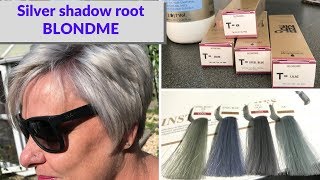 Silver shadow root BLONDME TONERS [upl. by Dopp28]