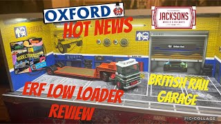 OXFORD DIECAST BREAKING NEWS ERF Truck Review and BR Garage [upl. by Naitsirc]