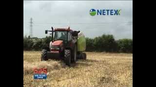 Net Wrap  Cordexagri  Claas Variant 380 Netexx S2S [upl. by Elleinwad]