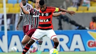 GOL DE LETRA Hernane Flamengo 2 x 1 Fluminense Série A Brasileiro 2013 [upl. by Burris]