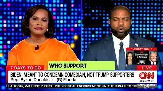 Byron Donalds Shuts Down Joe Biden’s Attempt to Backtrack on “Garbage” Remark [upl. by Engeddi43]