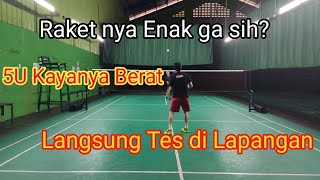 Review Raket Lining 3D Calibar 300 Instinct with senar Lining No 1 Boost [upl. by Benjy]