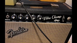 1965 Fender Vibro Champ [upl. by Neeneg]