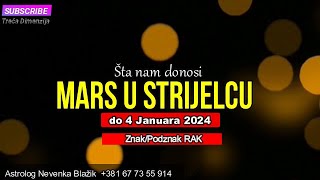 Šta nam donosi Mars u Strijecu do 4 Januara 2024 analiza za sve znakove Zodijaka [upl. by Kram503]