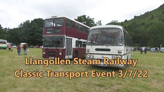 Llangollen Steam Railway Classic Transport Event 2022 [upl. by Koller]