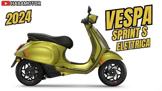 2024 Vespa Sprint S Elettrica  Where Art Meets Technologyquot [upl. by Sayette455]