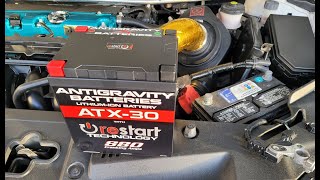 Antigravity ATX 30 Battery install on a HondaAcura [upl. by Viole787]