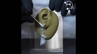 Como limpiar un piercing en lóbulo de la oreja [upl. by Izmar]