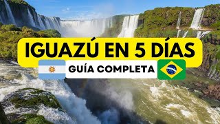 🟢 5 días en las CATARATAS DEL IGUAZÚ  👉 GUÍA COMPLETA Argentina y Brasil 🇦🇷🇧🇷 [upl. by Dorotea341]