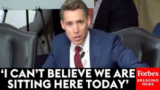 JUST IN Josh Hawley Claims Damning Report Was Deliberately Concealed From Congress [upl. by Thurlow]